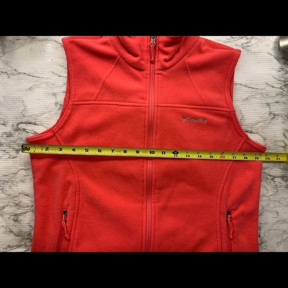 Columbia Bright Pink Fleece Vest - Picture 6 of 8